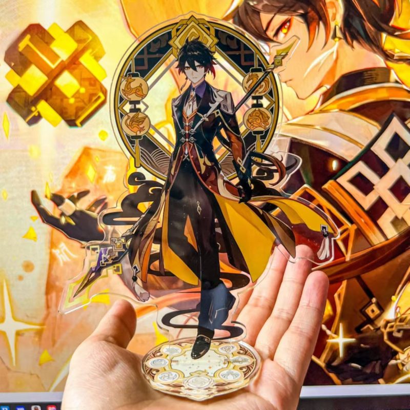 Genshin Impact Merch Colorful Acrylic Stand - Imagen 4