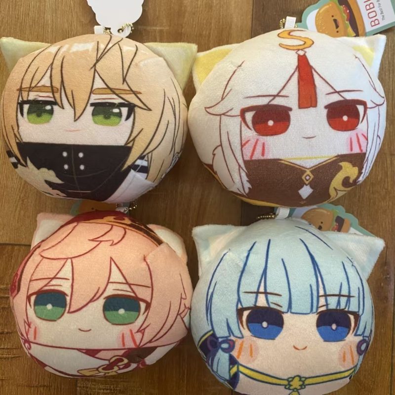 Genshin Impact Merch Plush Keychains